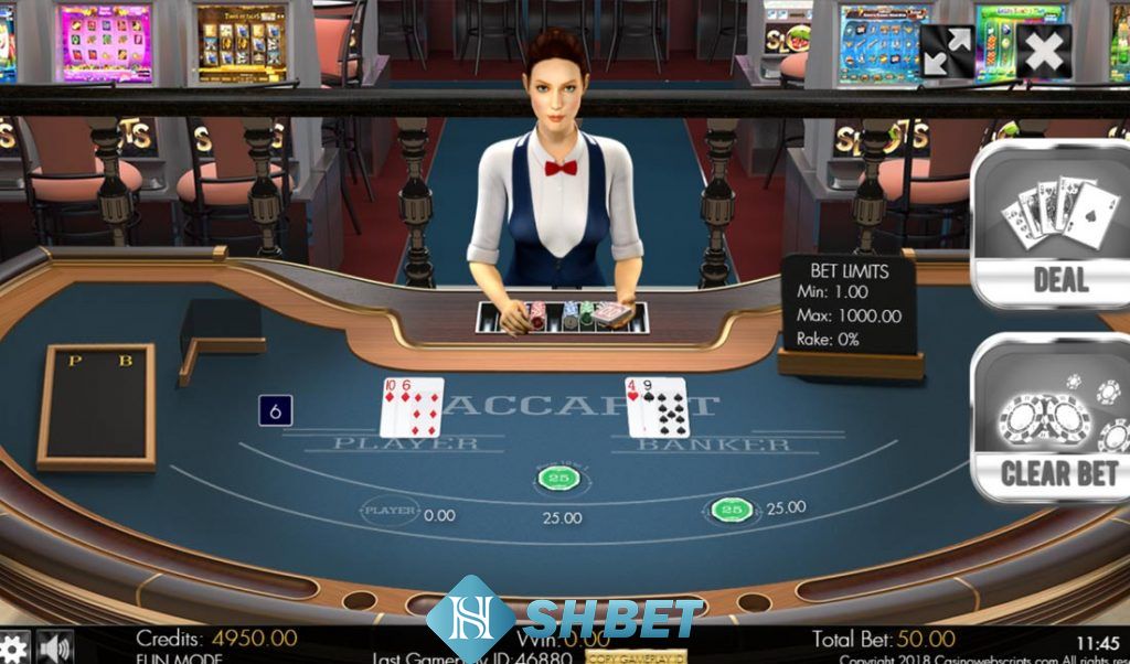 Những quy tắc phải biết khi chơi Baccarat Shbet